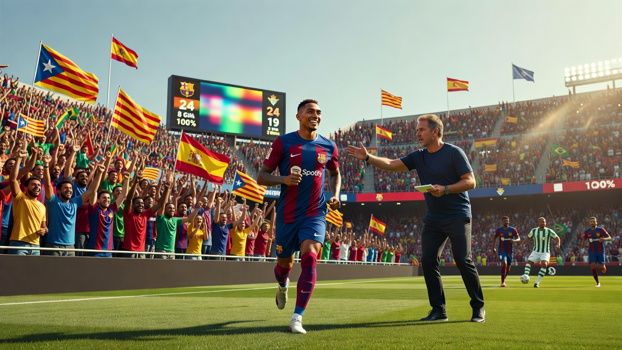 Raphinha Volta ao Grupo e Vira Opção do Barcelona Diante do Betis
