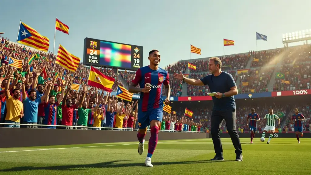 Raphinha Volta ao Grupo e Vira Opção do Barcelona Diante do Betis